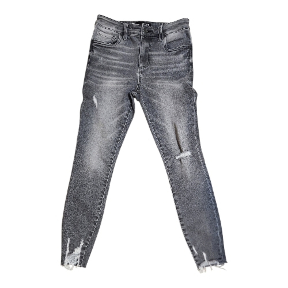 Kut from the Kloth Black Distressed Skinny Jeans